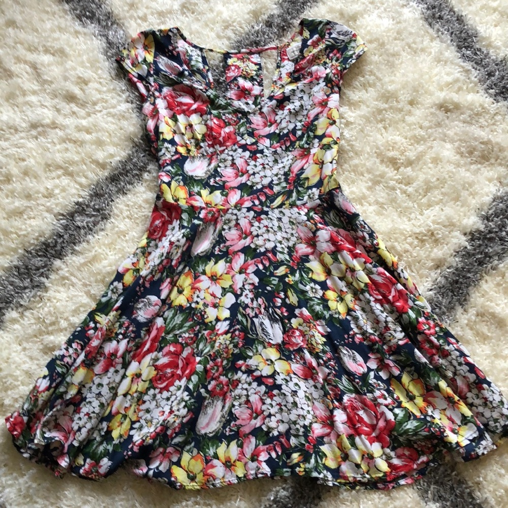 Floral Abercrombie skater dress